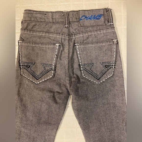 Chams Vintage Boys Size 5 Stonewashed Black Jeans - Picture 1 of 10